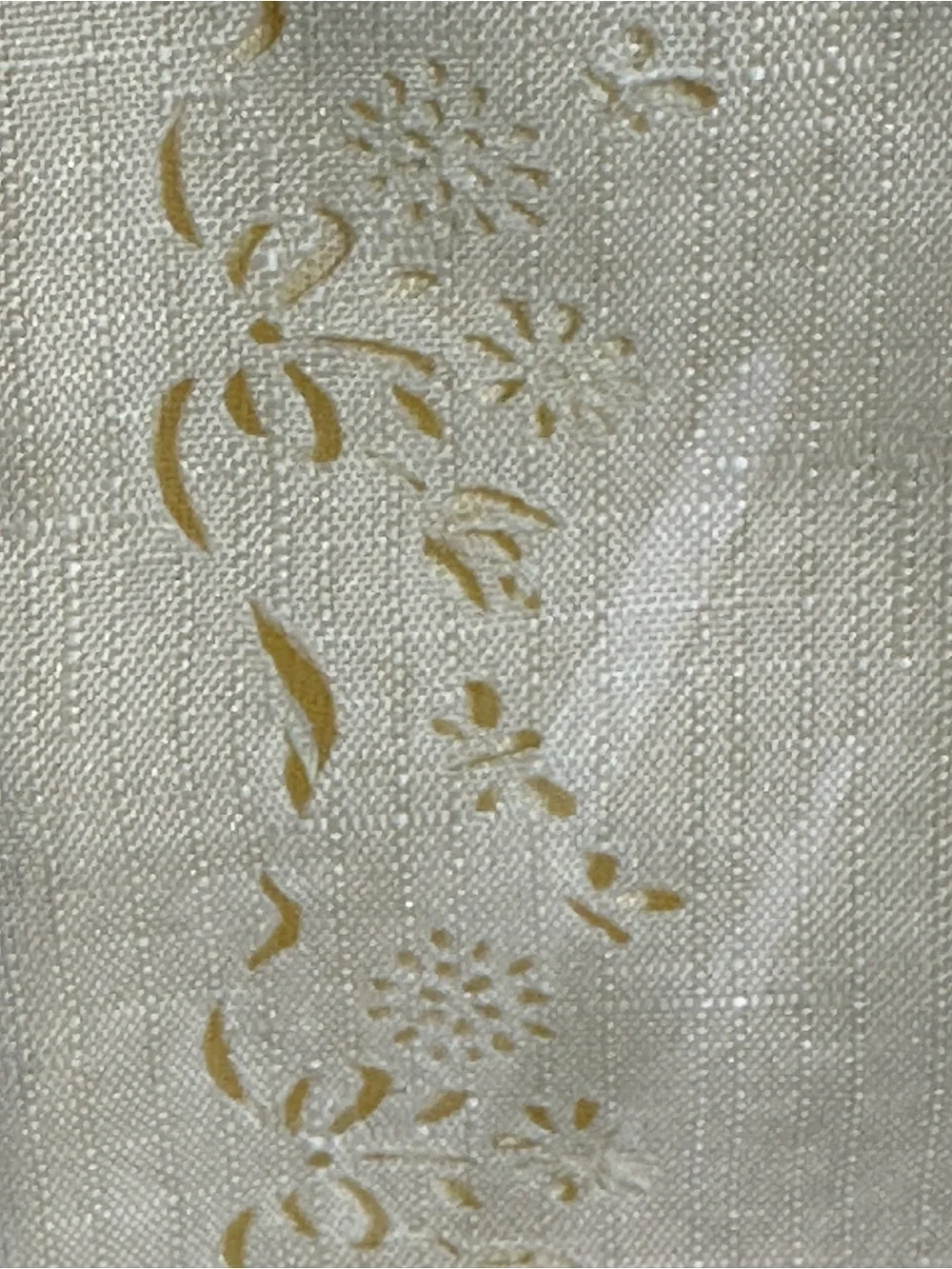 Spring Bouquet Cutwork Napkins - Cream - Set of 4